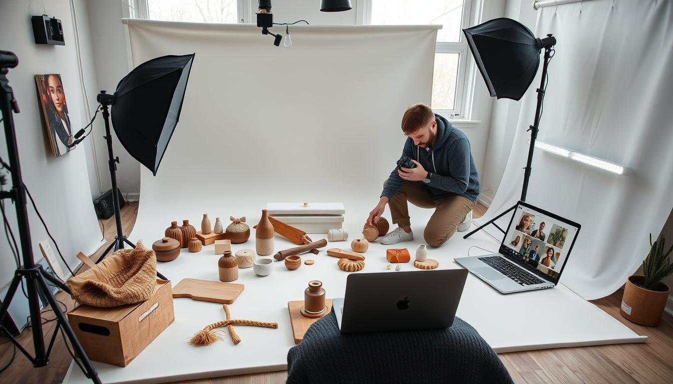 Product images made for small brands